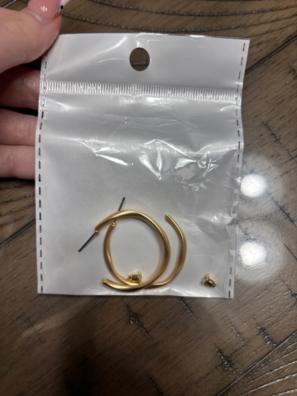 Gold Twisted Hoop Earrings - Women Jewelry